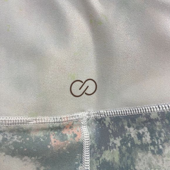 CALIA Essential Collection No‎ Seam Tie Dye Lemon Ice Leggings Size L - Picture 4 of 10